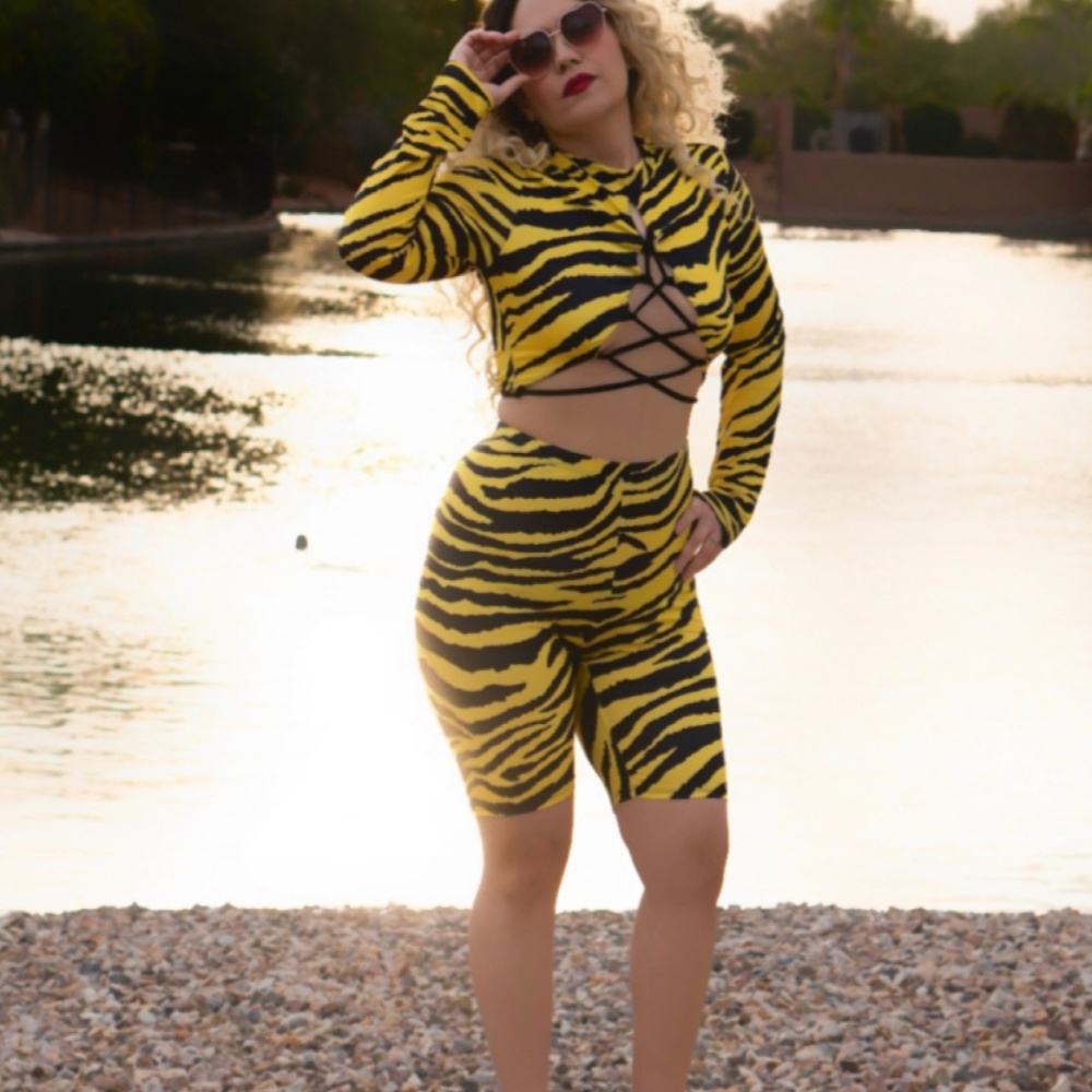 Yellow Zebra Set - Picture 2 of 4